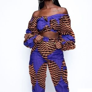 African Print Top